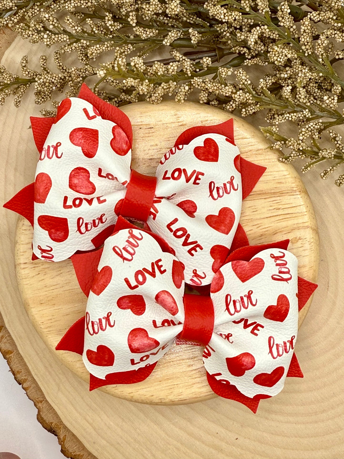 Large Poppy Love Heart Piggies