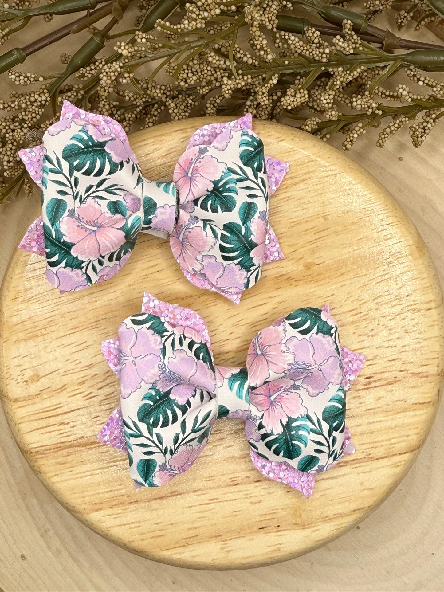 Small Poppy Tropical Floral Piggies
