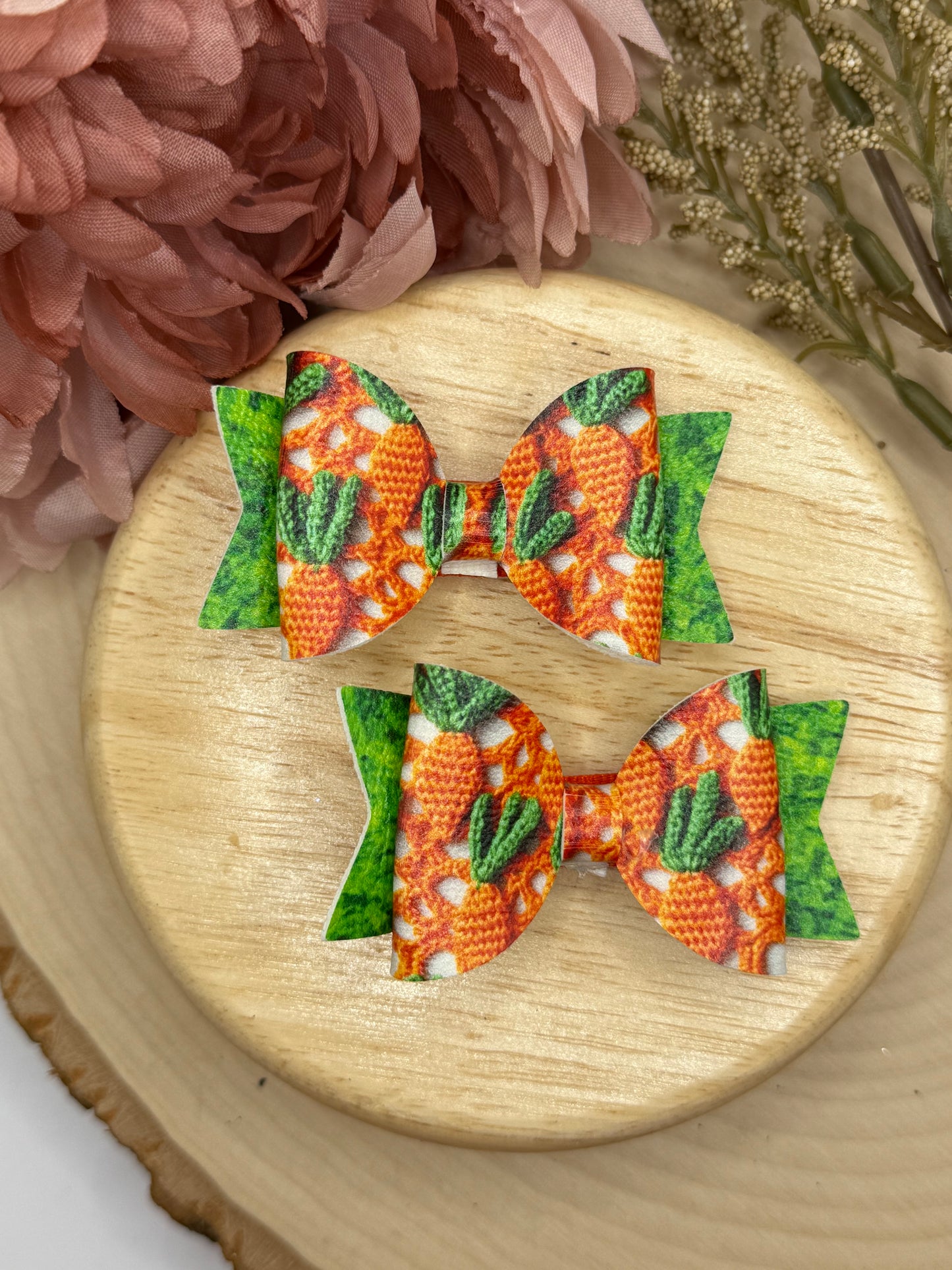 Small Leather Carrot Piggies