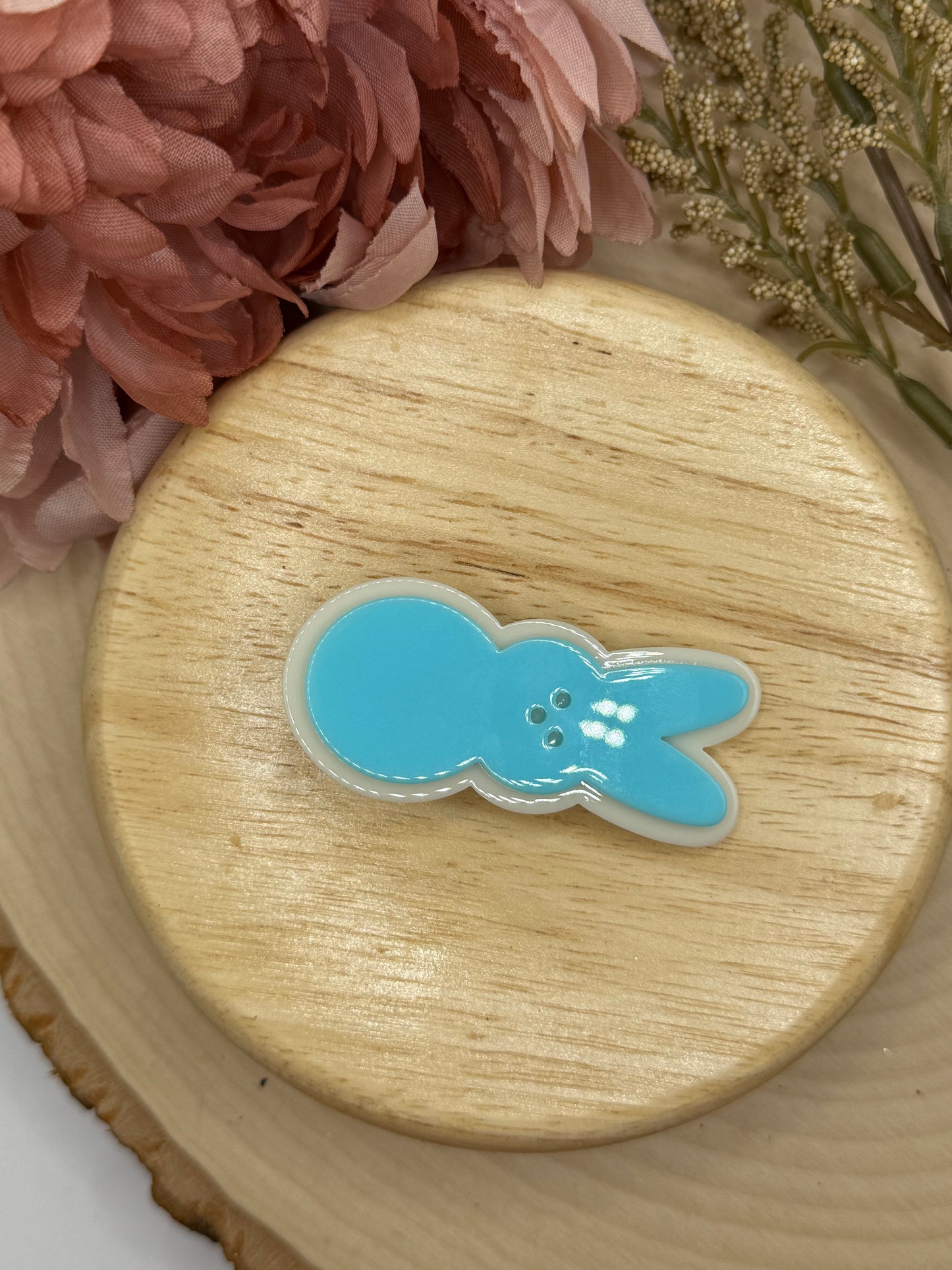 Single Blue Peep Clip