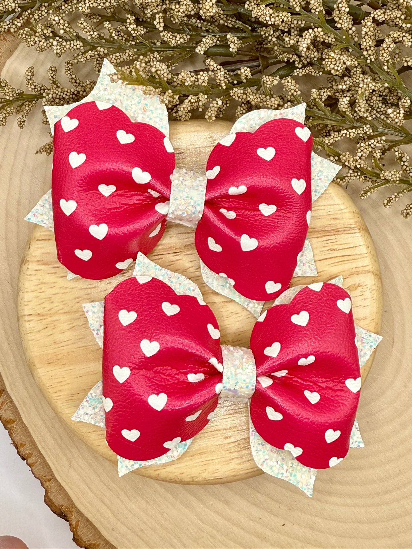 Large Poppy Pink Heart Piggies