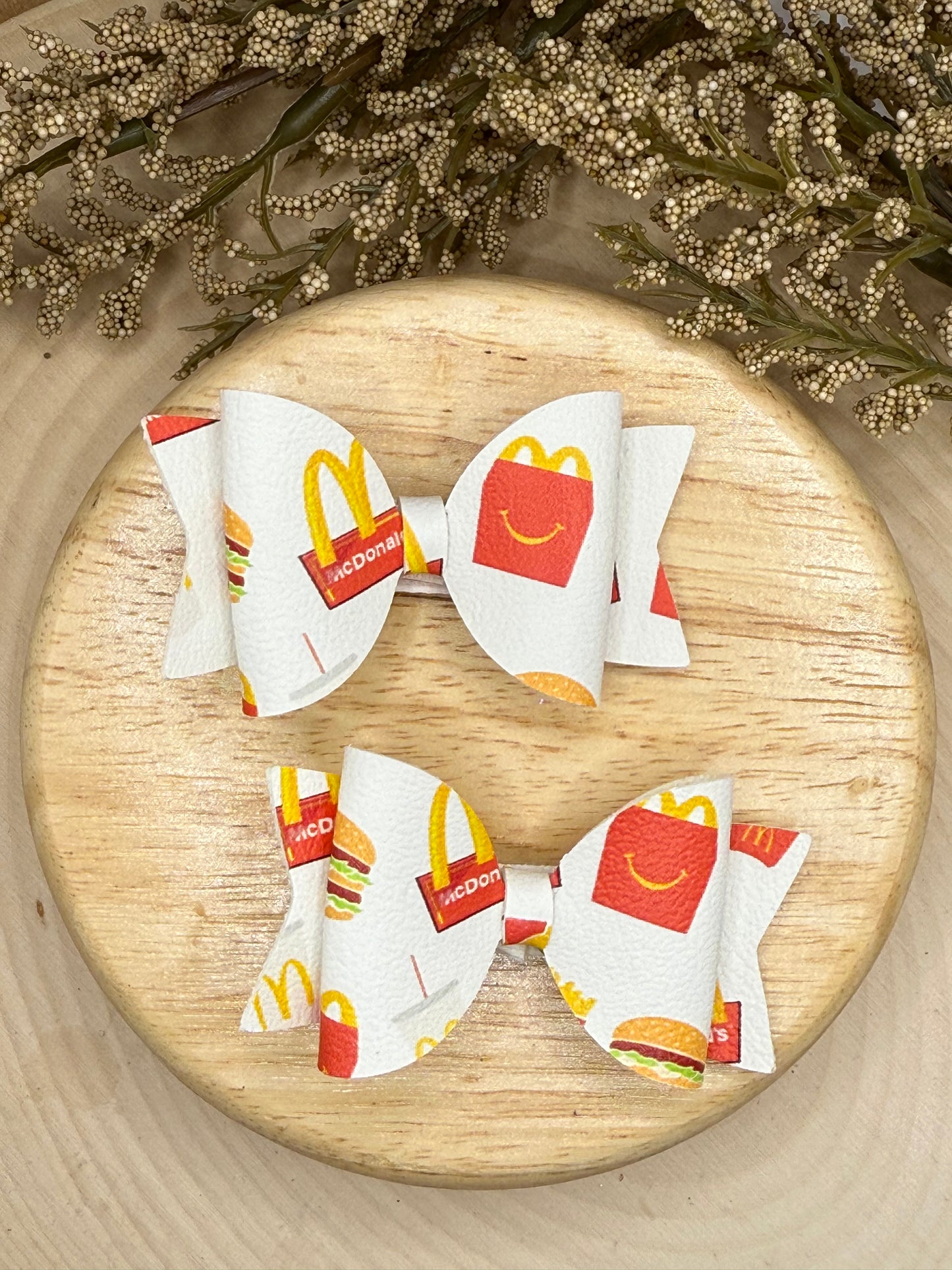 Small Leather Happy Food Piggies