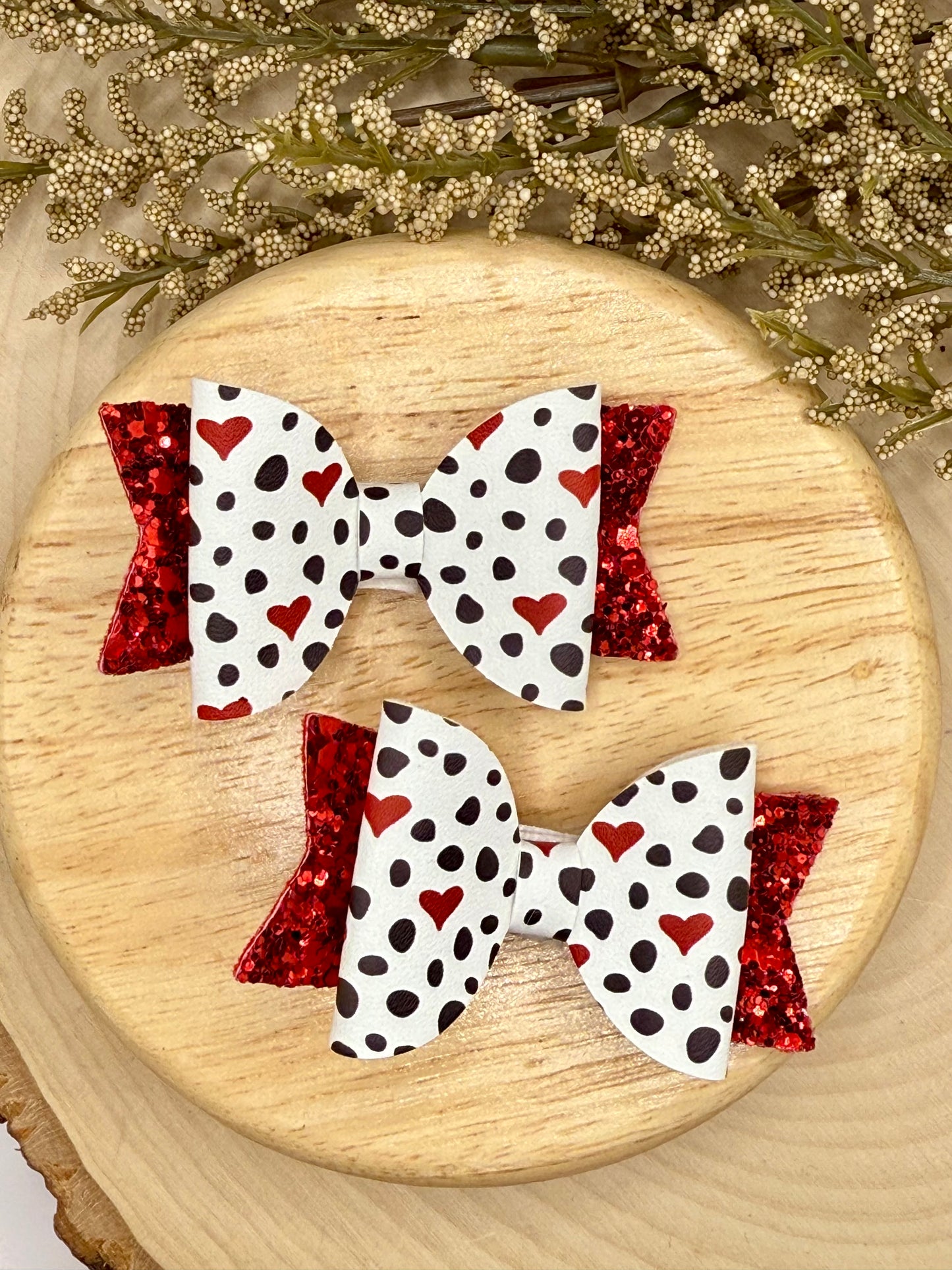 Small Leather Valentine Piggies