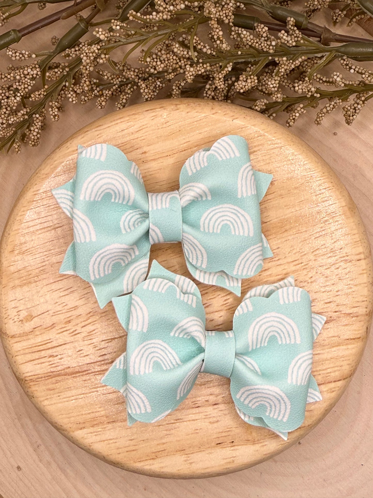 Small Poppy Teal Rainbow Piggies