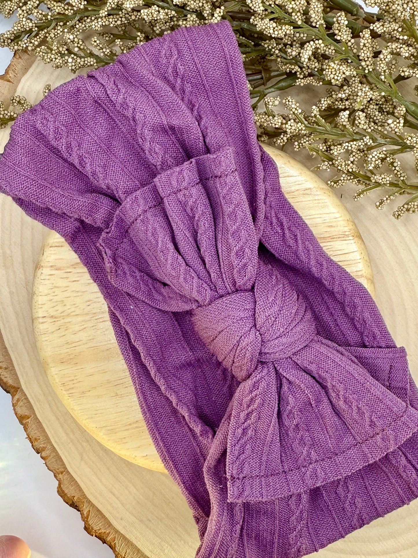Purple OS Infant Headwrap