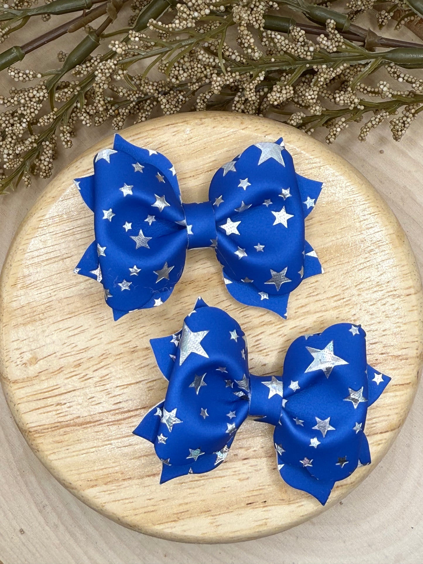 Small Poppy Blue Star Piggies