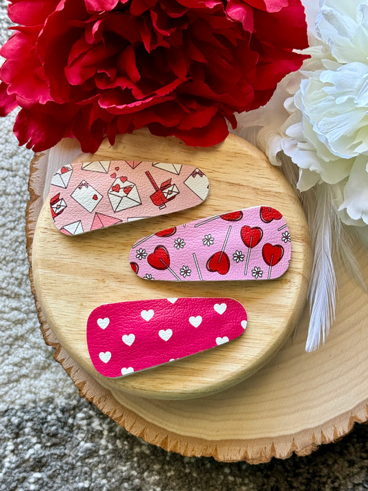 Valentines Mix Snap Clip Set