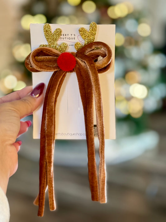 Long Tail Reindeer Bow