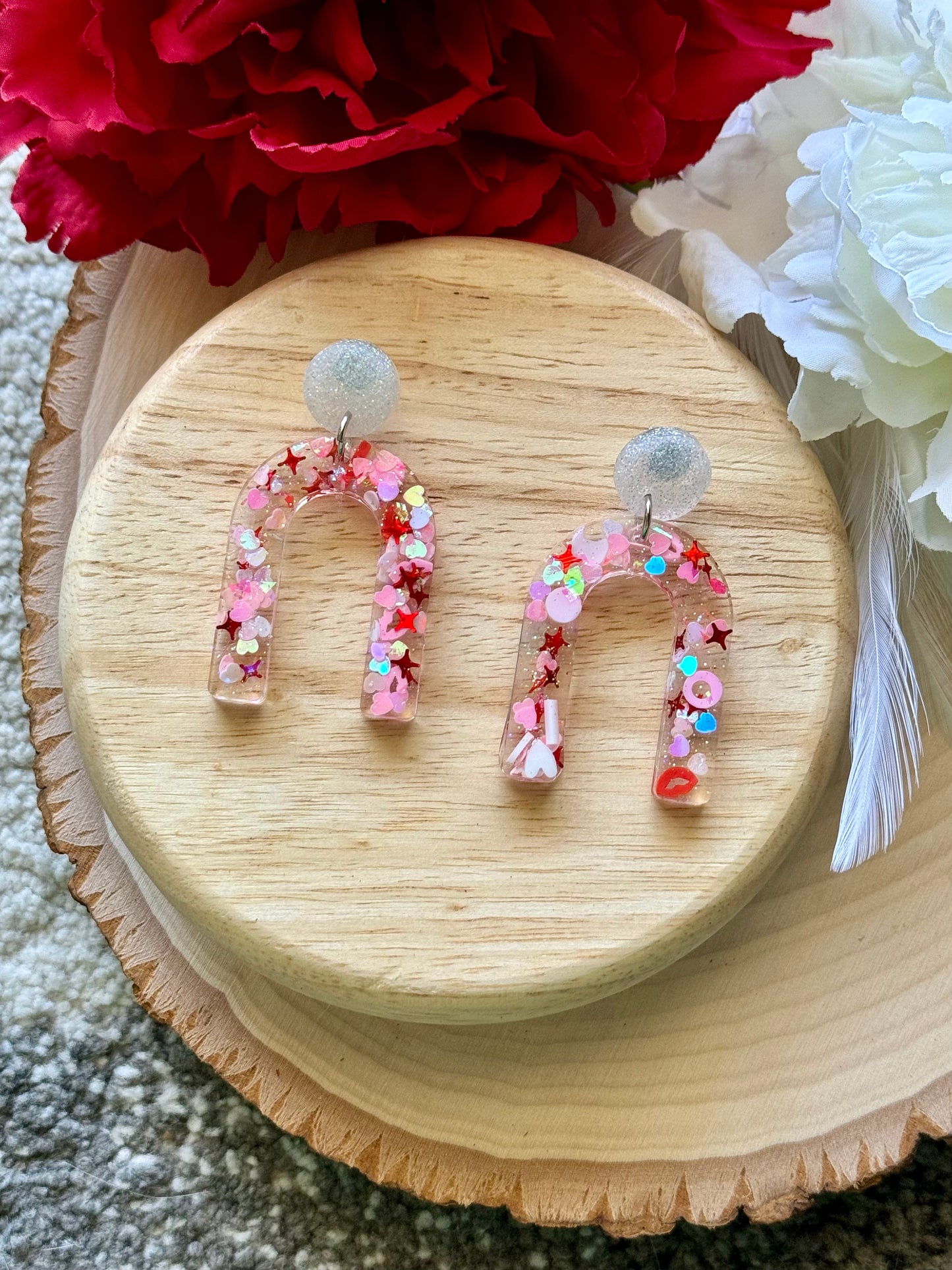 Valentine Mix Resin Earrings