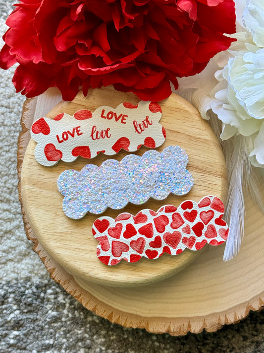 Love Heart Snap Clip Set