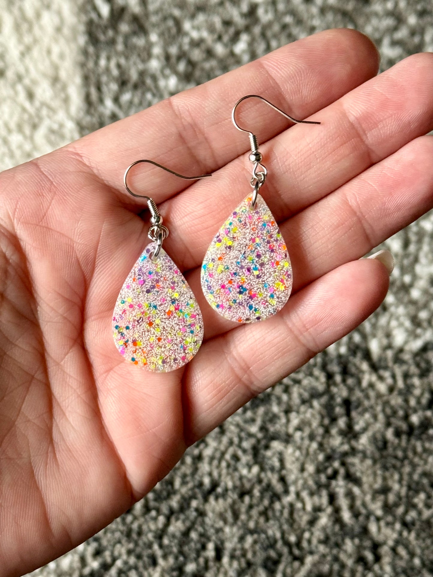 Confetti Pop Mini Resin Earrings