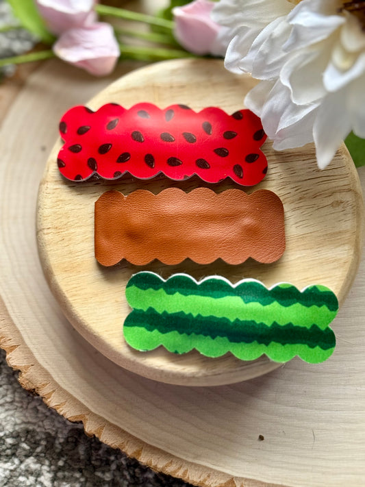 Watermelon Snap Clip Set