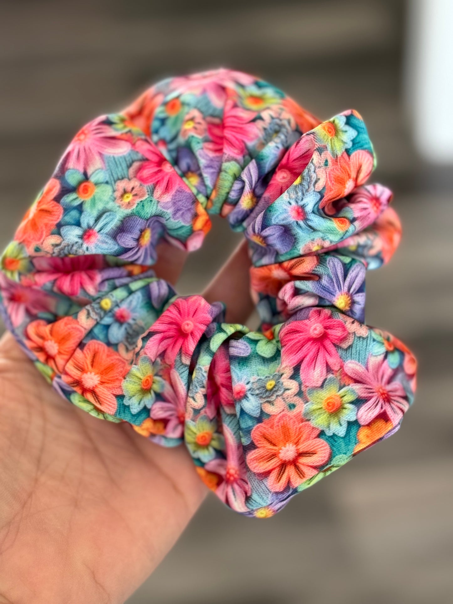 Tropic Floral Scrunchie