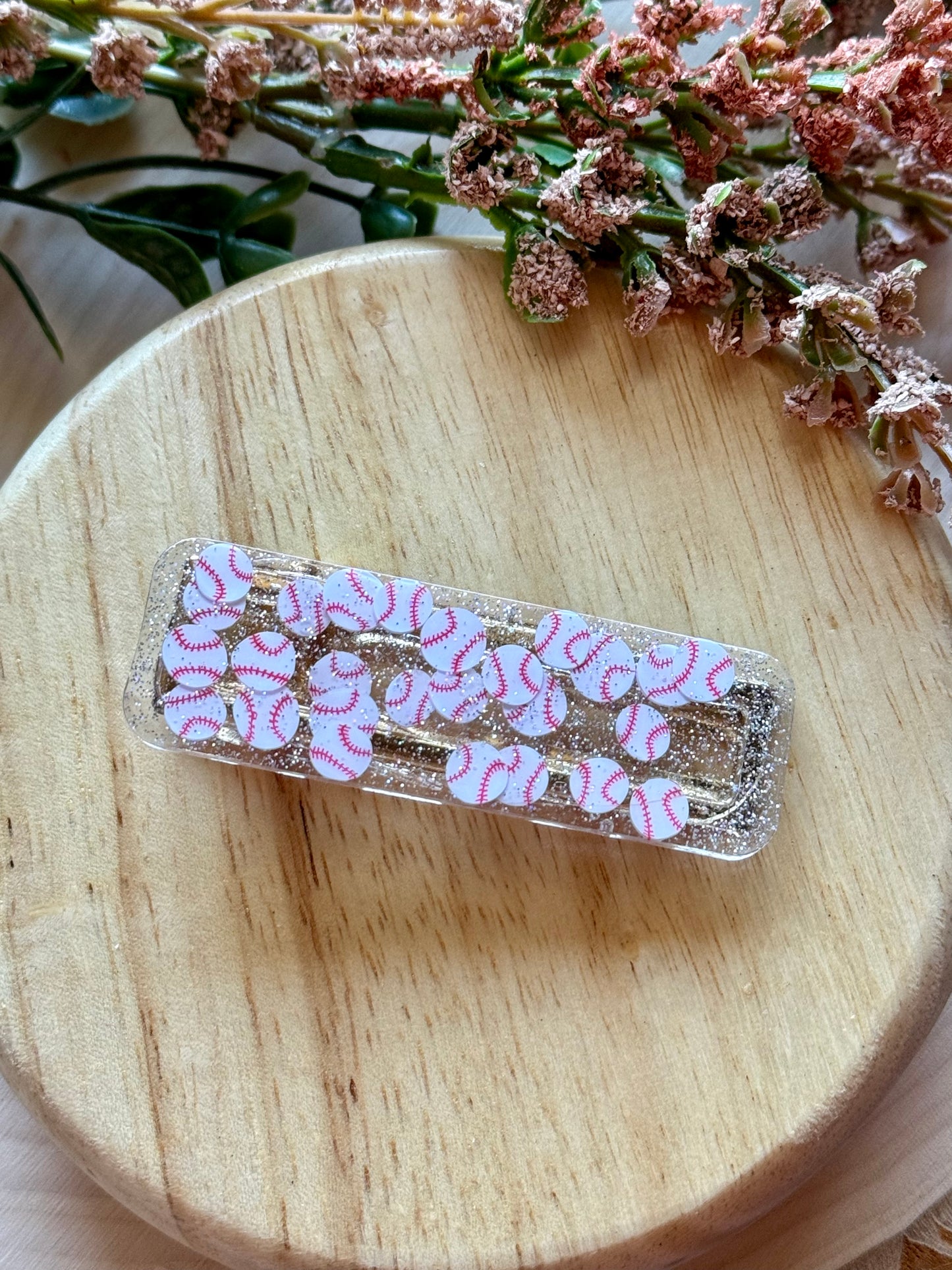 Baseball Resin Clip