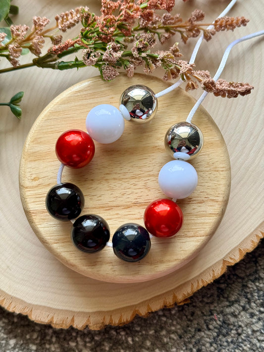 Red and Black Necklace