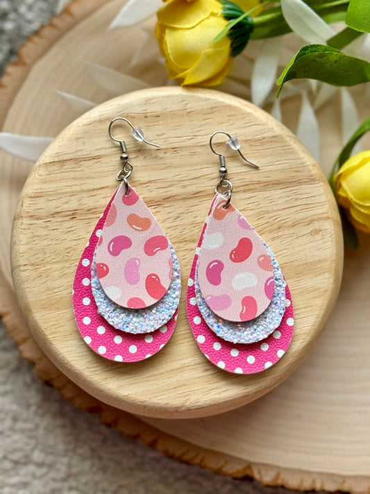 Jellybean Teardrop Earrings