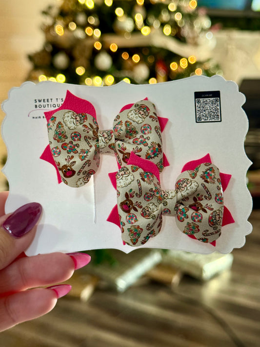 Small Poppy Disco Santa Piggies