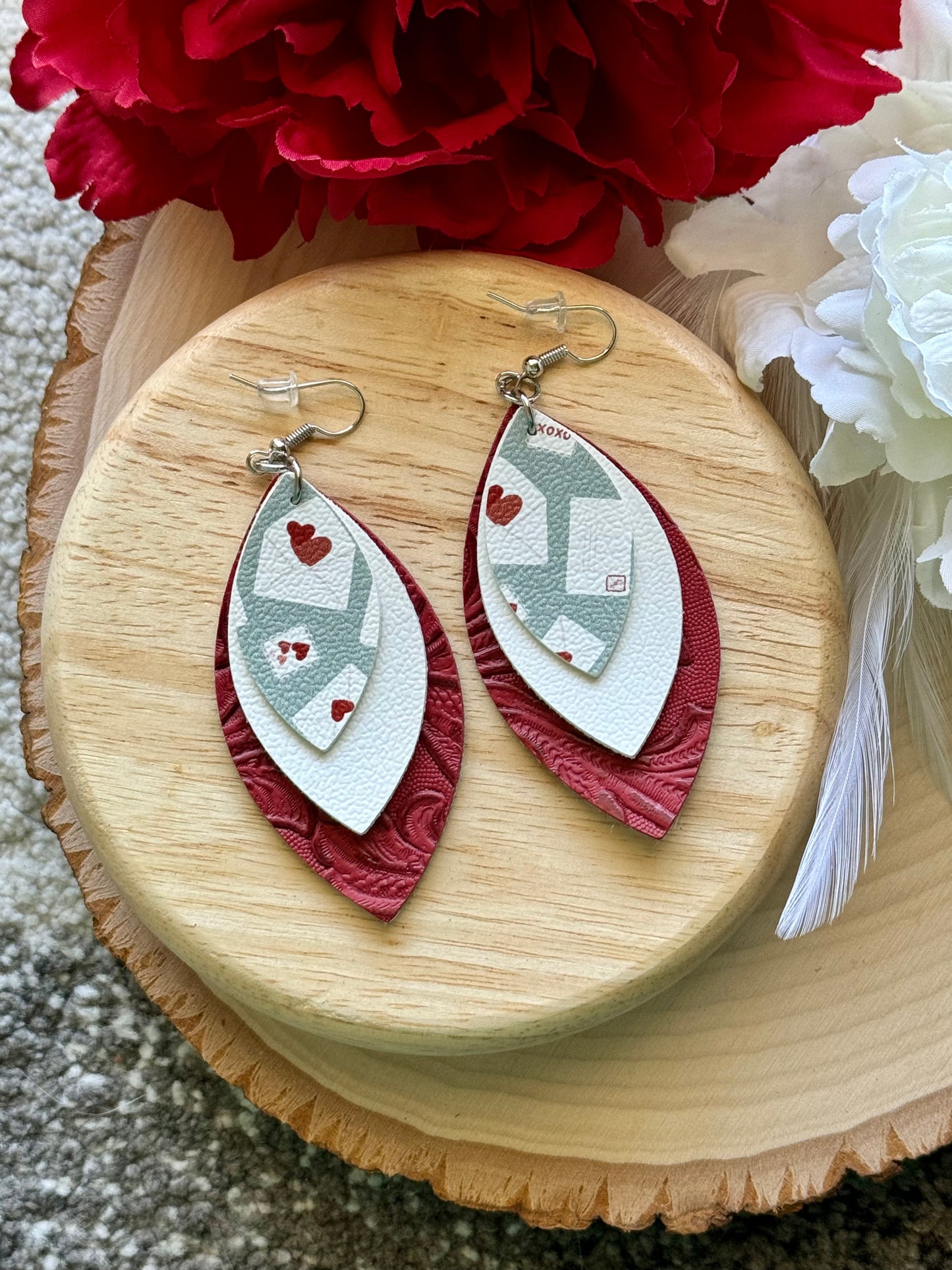 Love Letter Leaf Earrings