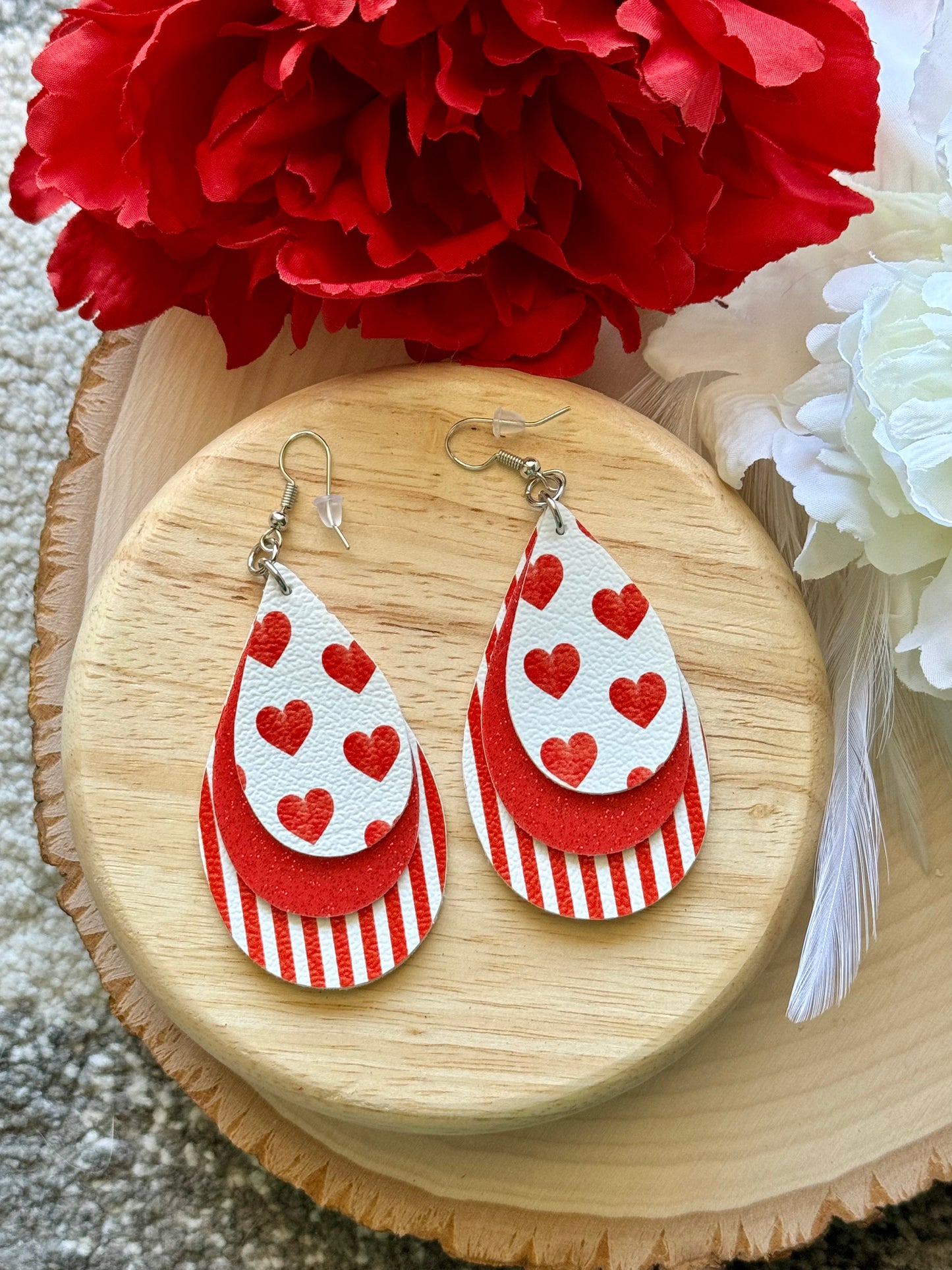 Heart Teardrop Earrings