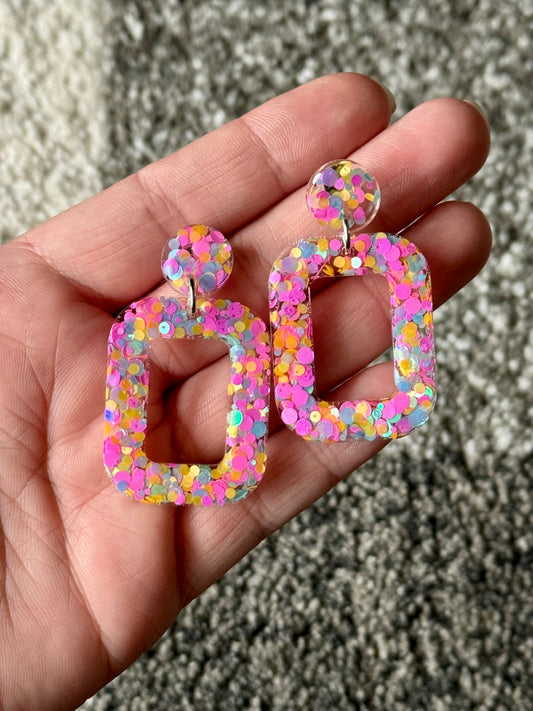 Spring Mix Resin Earrings