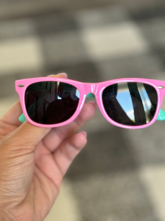 Pink and Teal Kids Sunnies