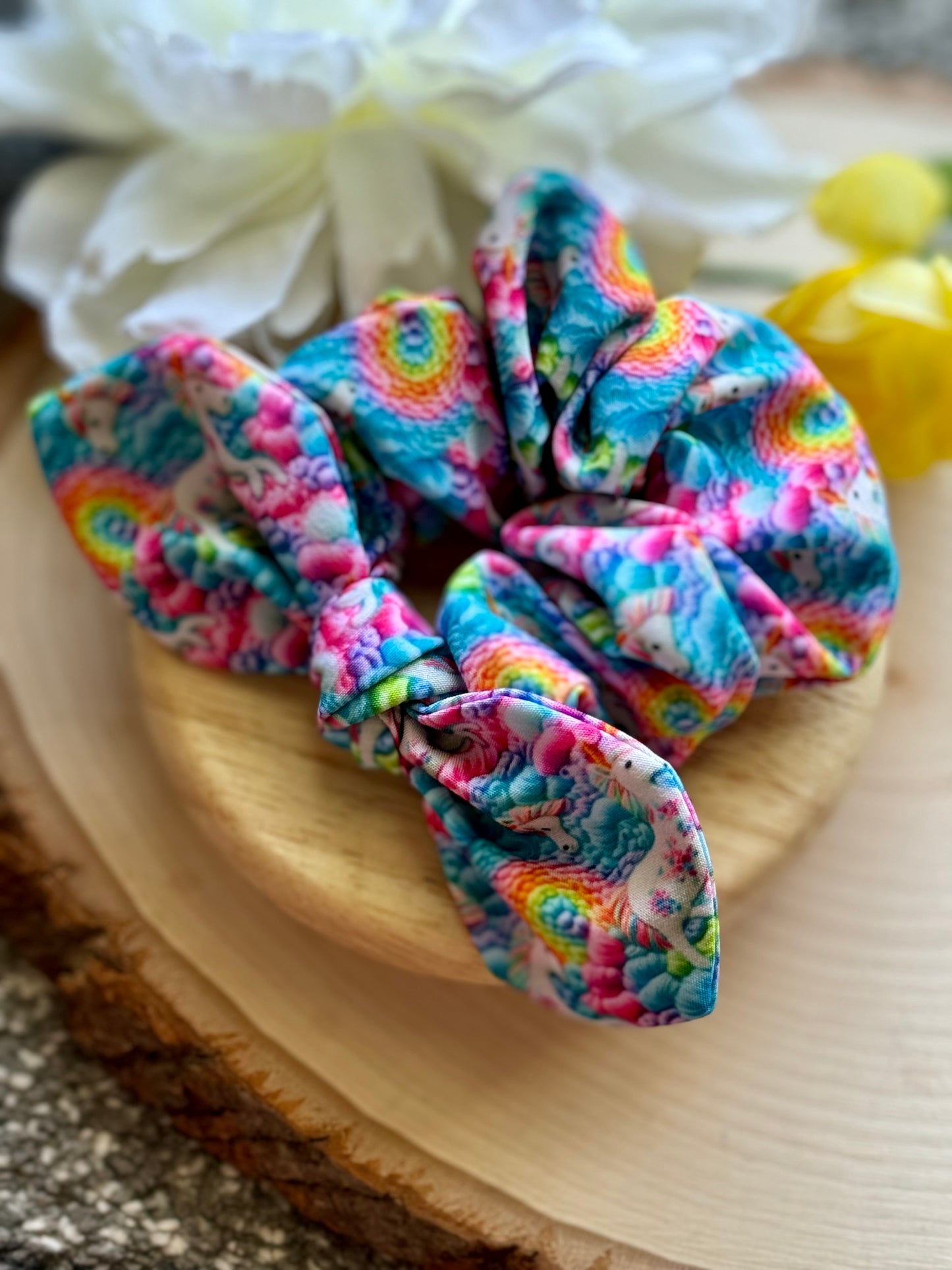 Bright Unicorn Scrunchie