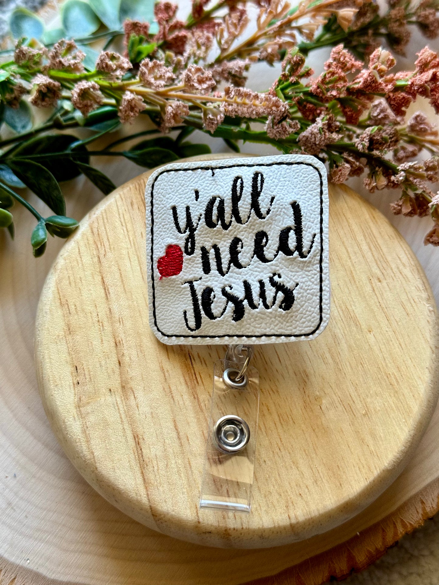 Yall Need Jesus Badge Reel