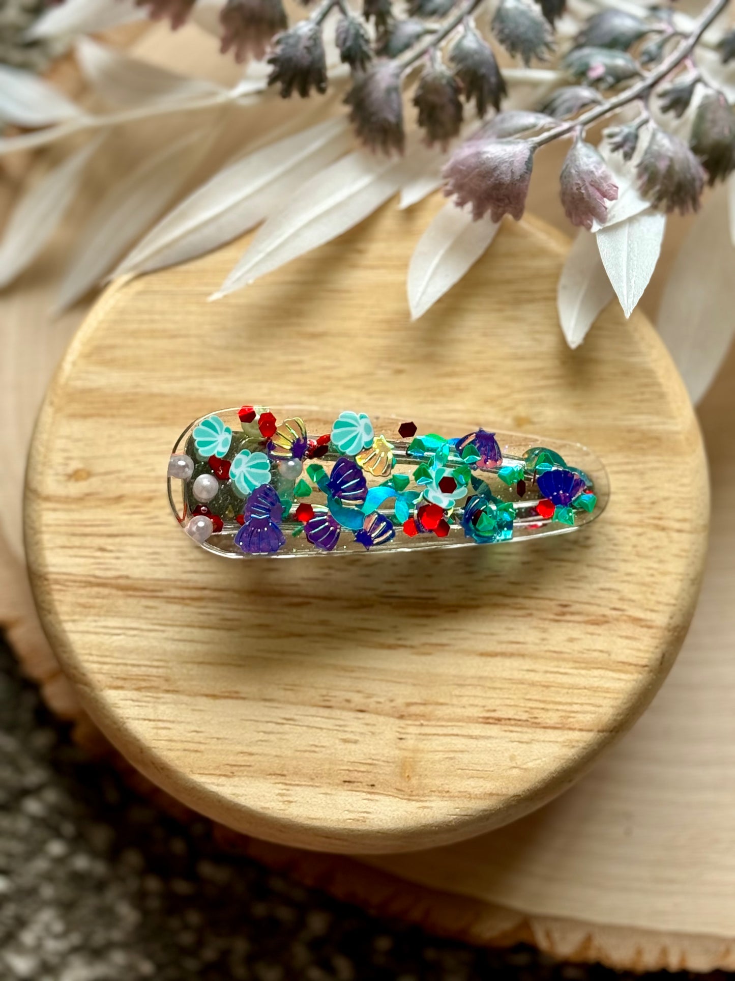 Mermaid Mix Resin Clip