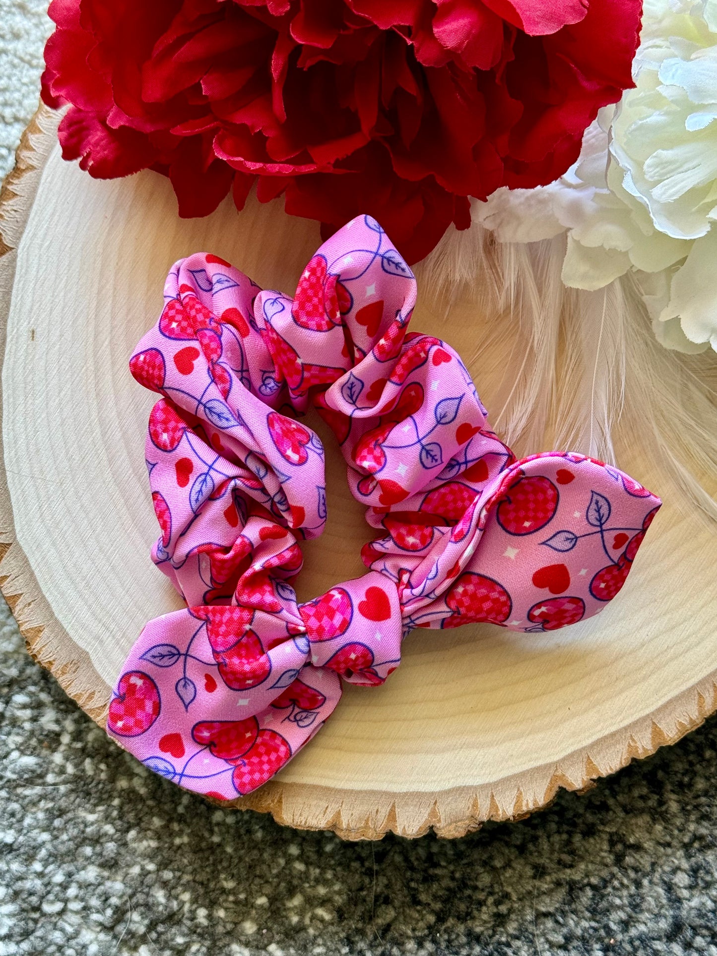 Heart Lollipop Scrunchie