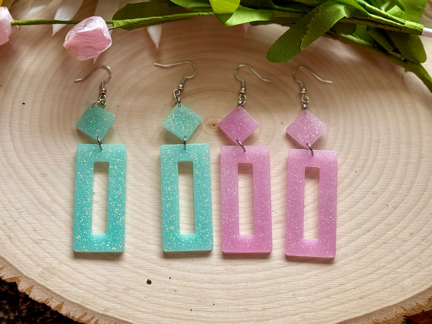 Spring Resin Mix Earrings