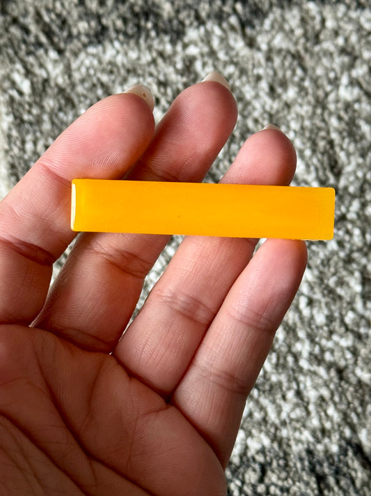 Orange Bar Resin Clip