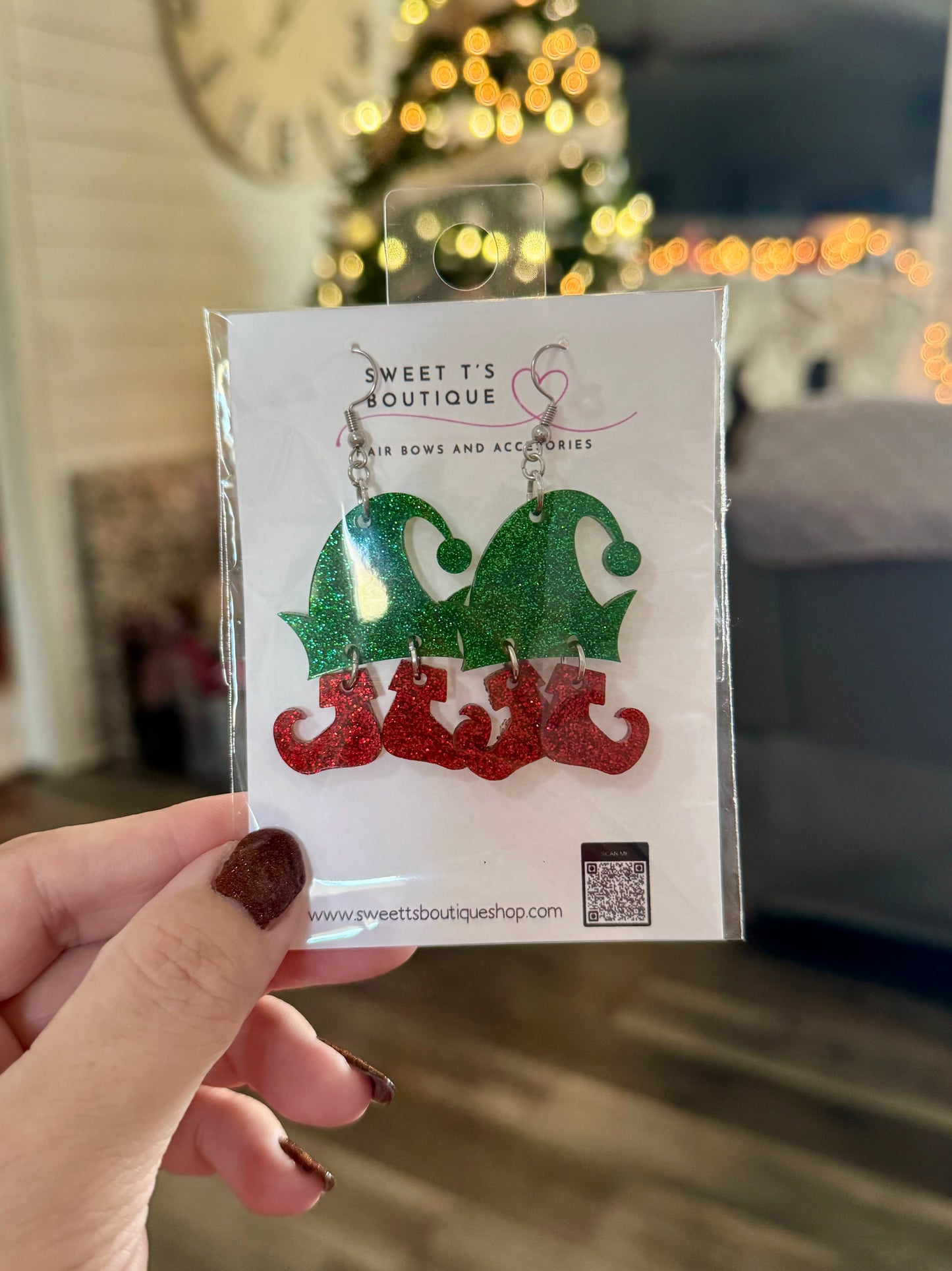 Acrylic Elf Earrings