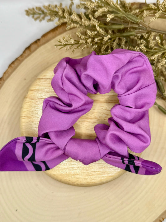 Purple Pencil Scrunchie