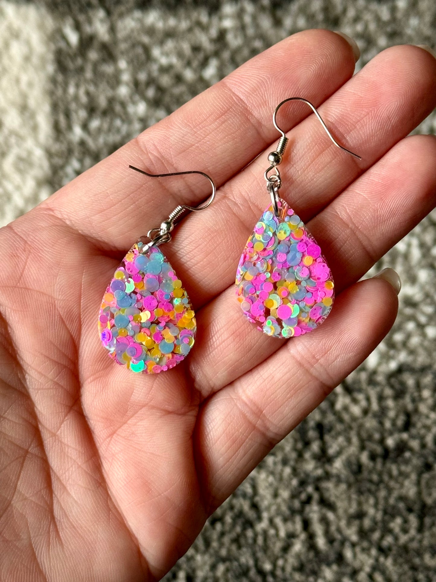 Spring Mix Mini Resin Earrings