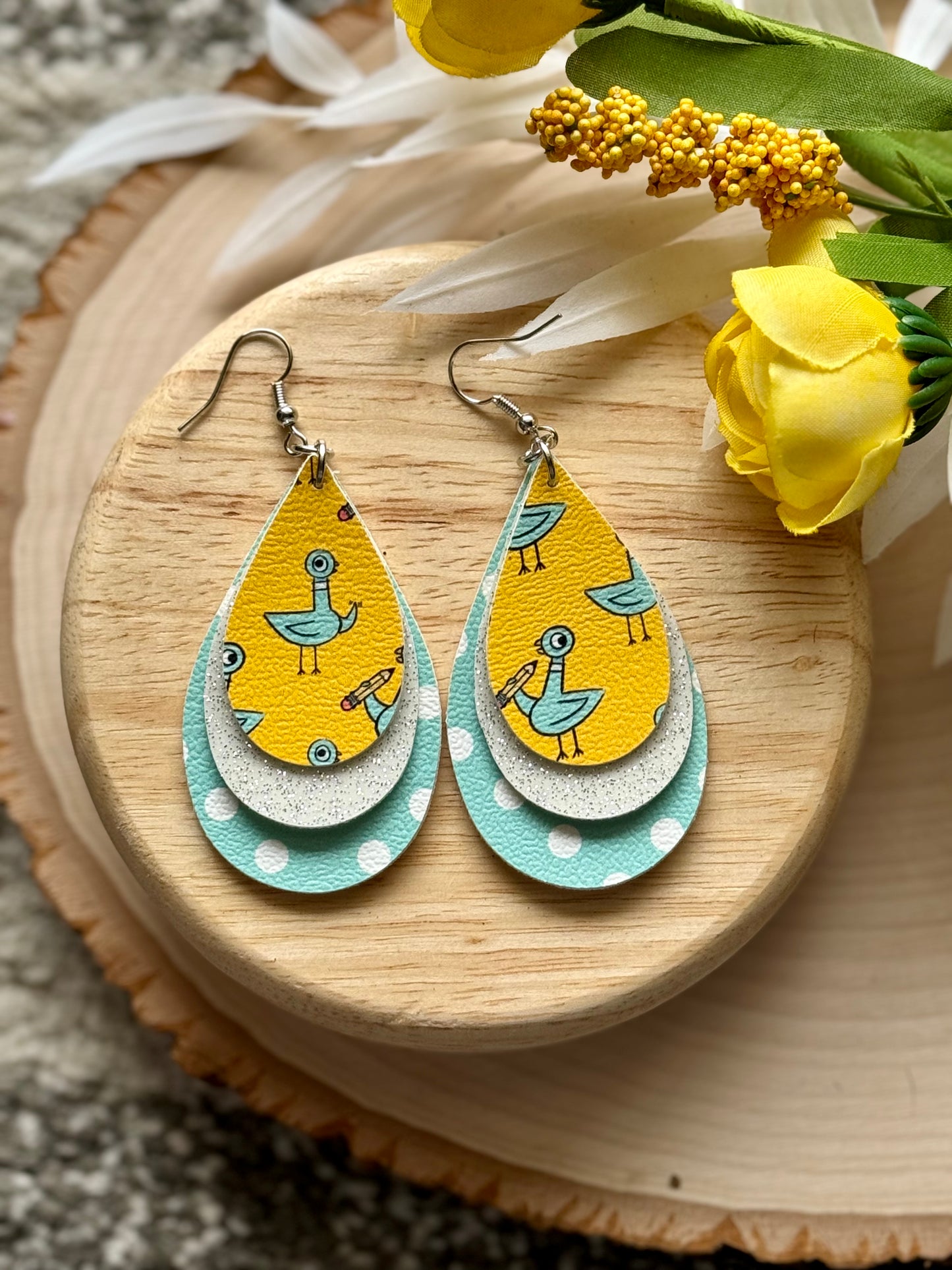 Pigeon Teardrop Earrings