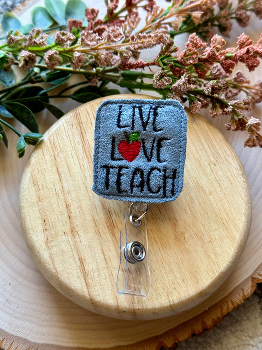 Live Love Teach Badge Reel