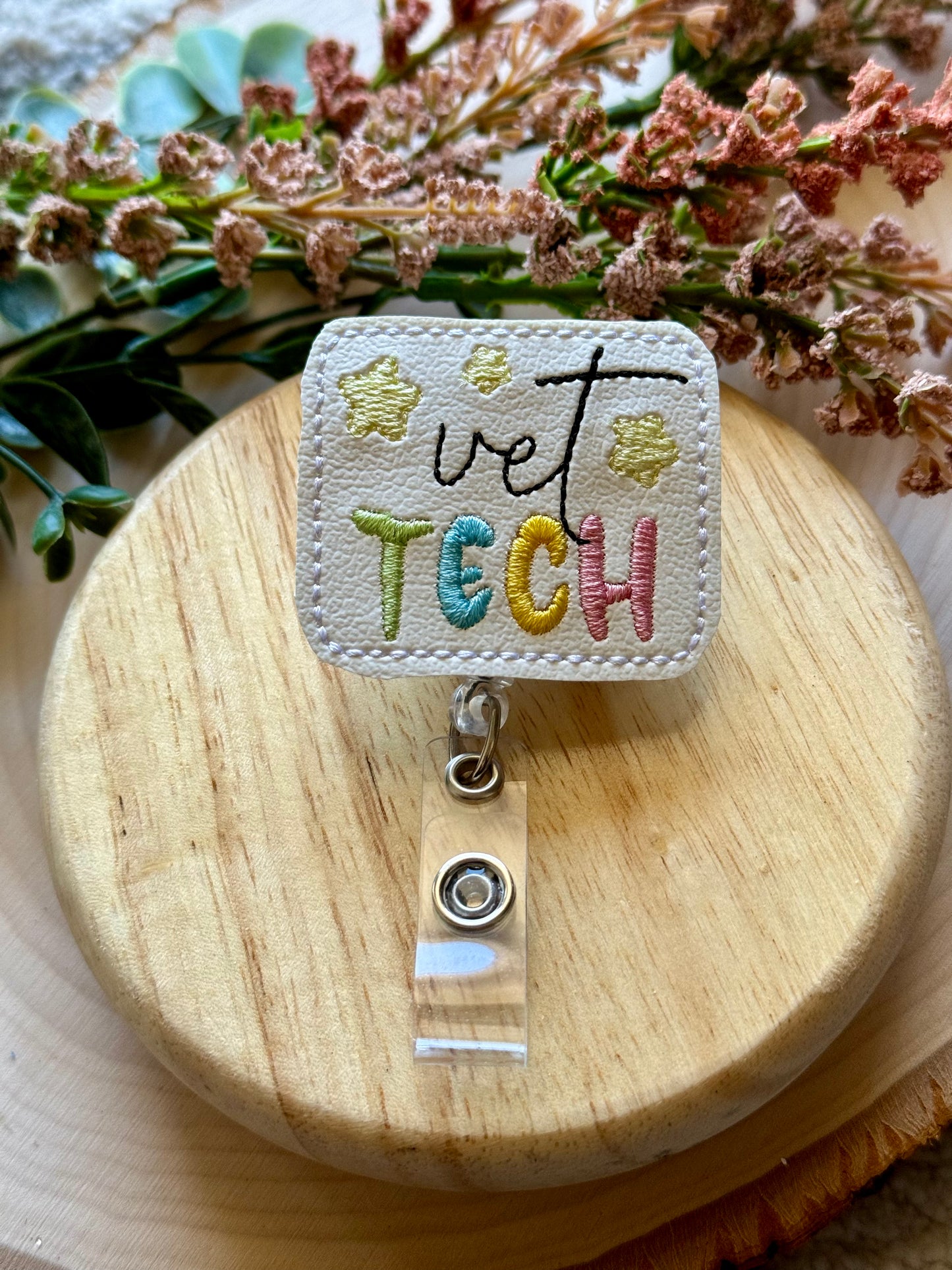 Vet Tech Badge Reel