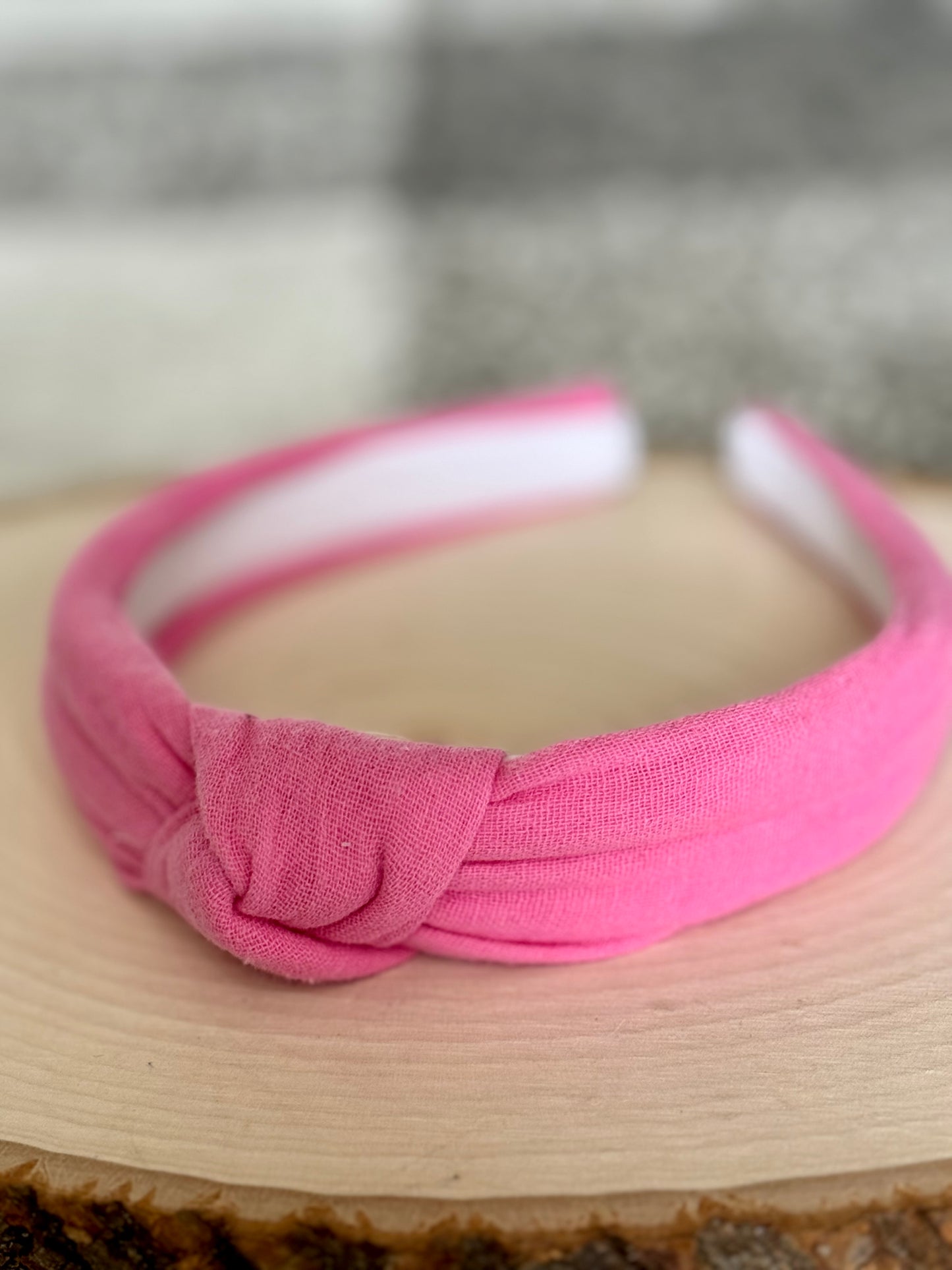 Spring Linen Knotted Headbands