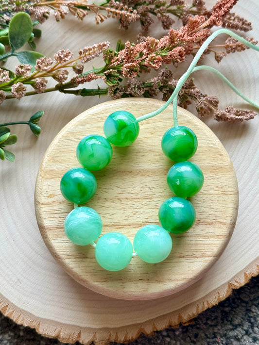 Shades of Greens Necklace