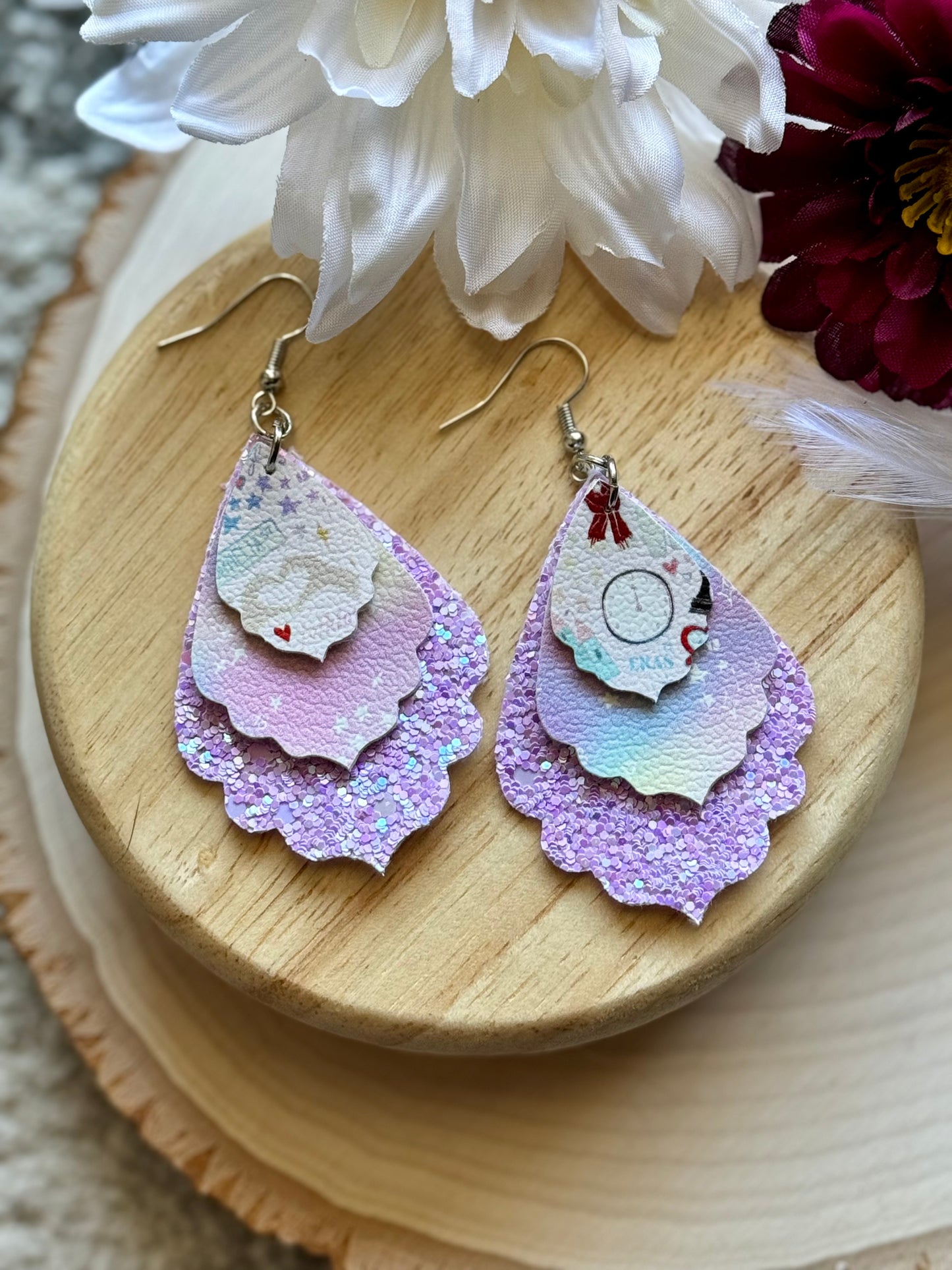 Pastel Era Scalloped Earrings