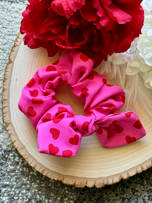 Valentine Heart Scrunchie