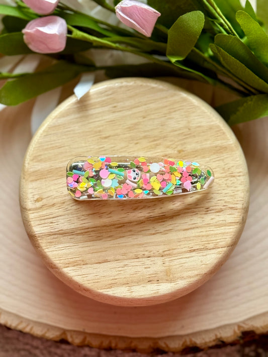 Easter Bunny Resin Clip