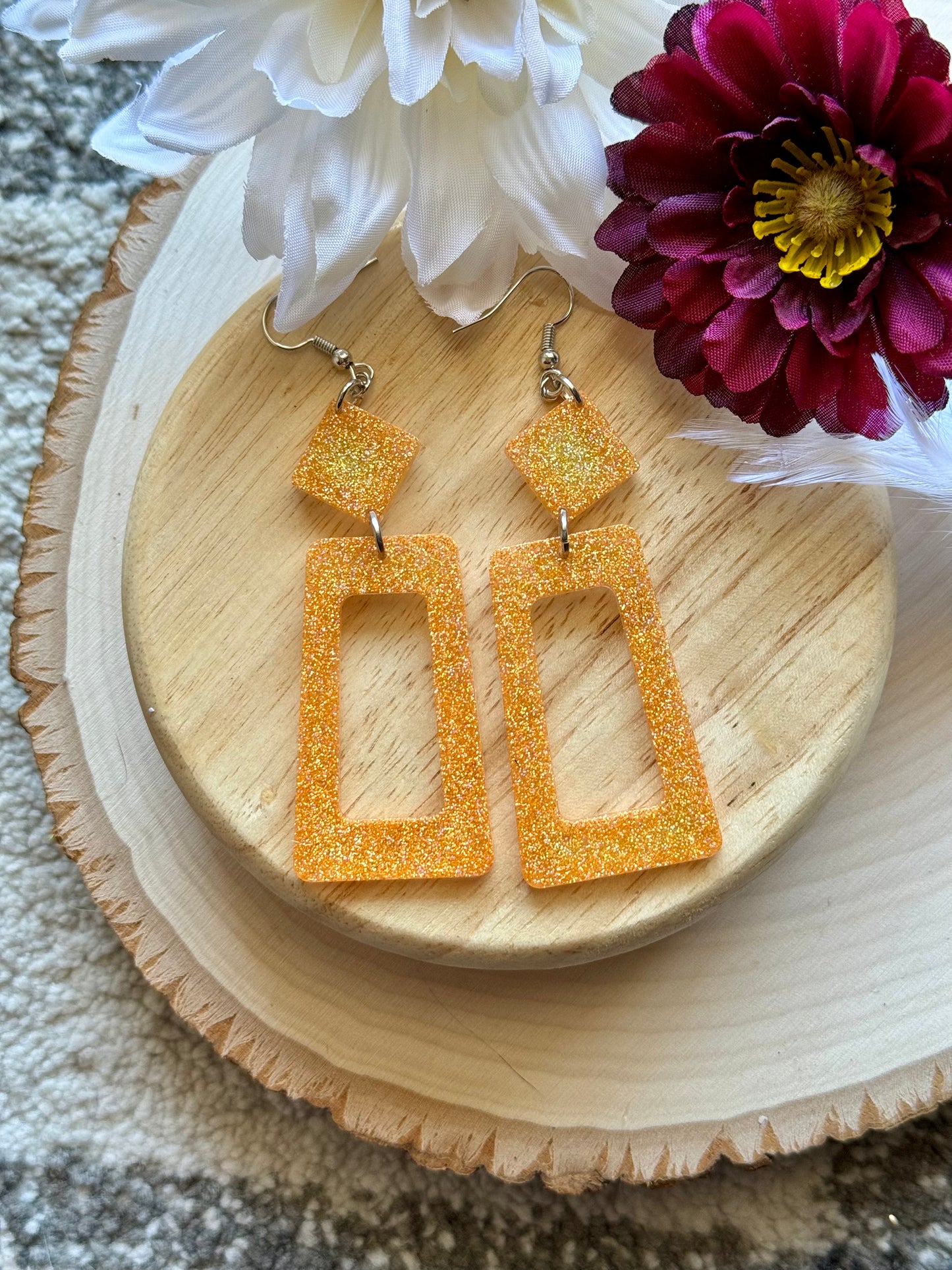 Fearless Resin Earrings