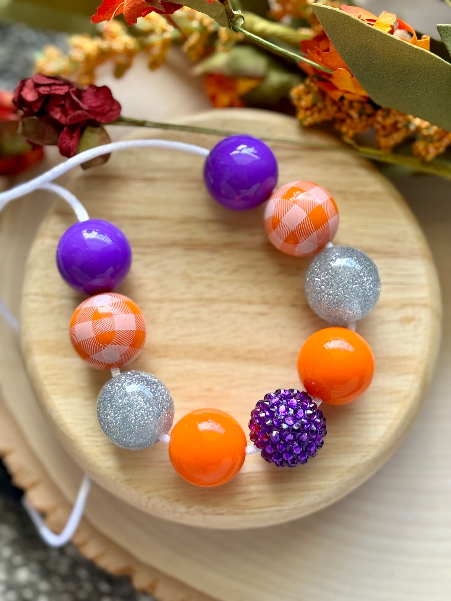 Clemson Chunky Necklace