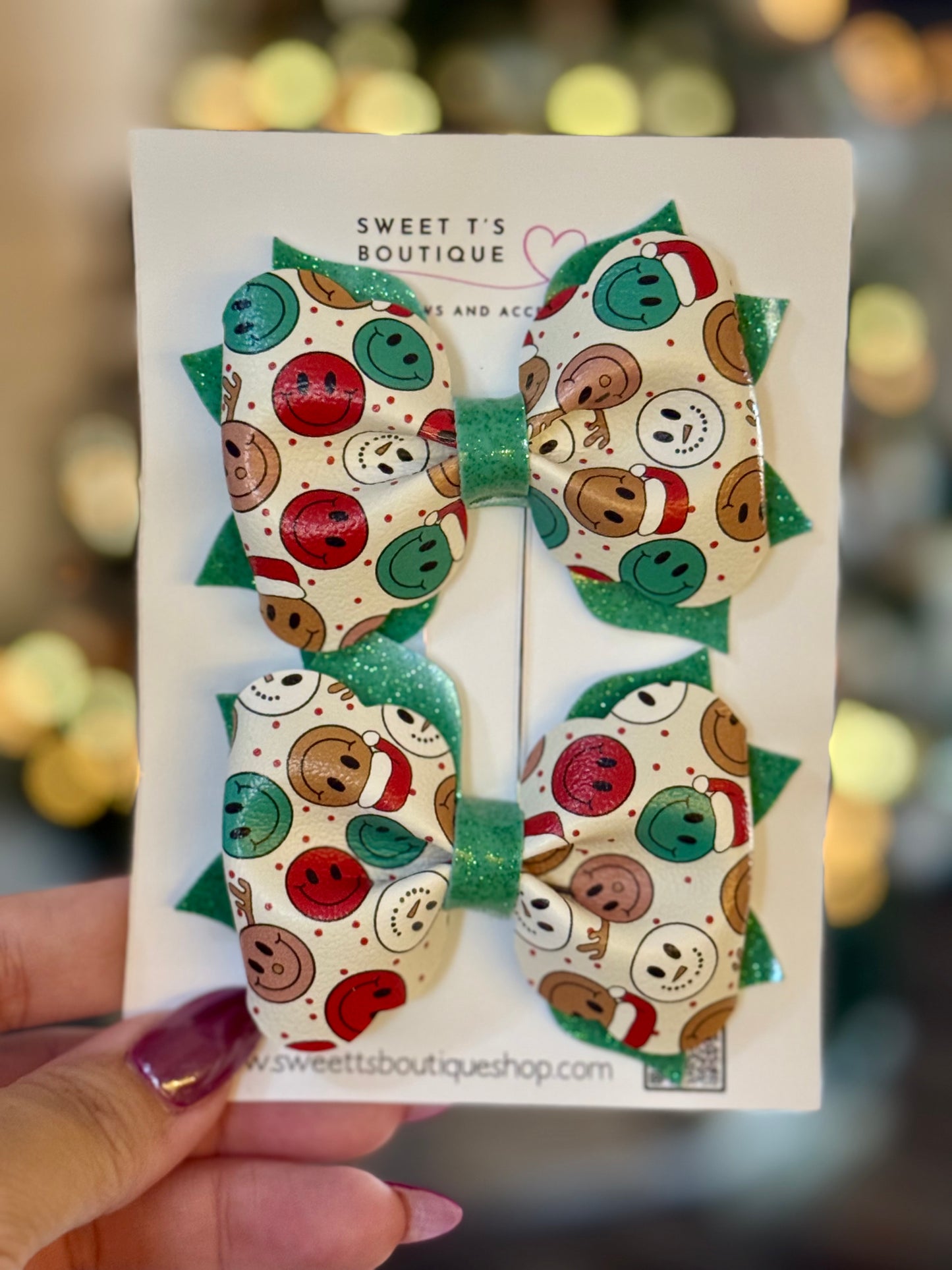 Large Smiley Christmas Piggies
