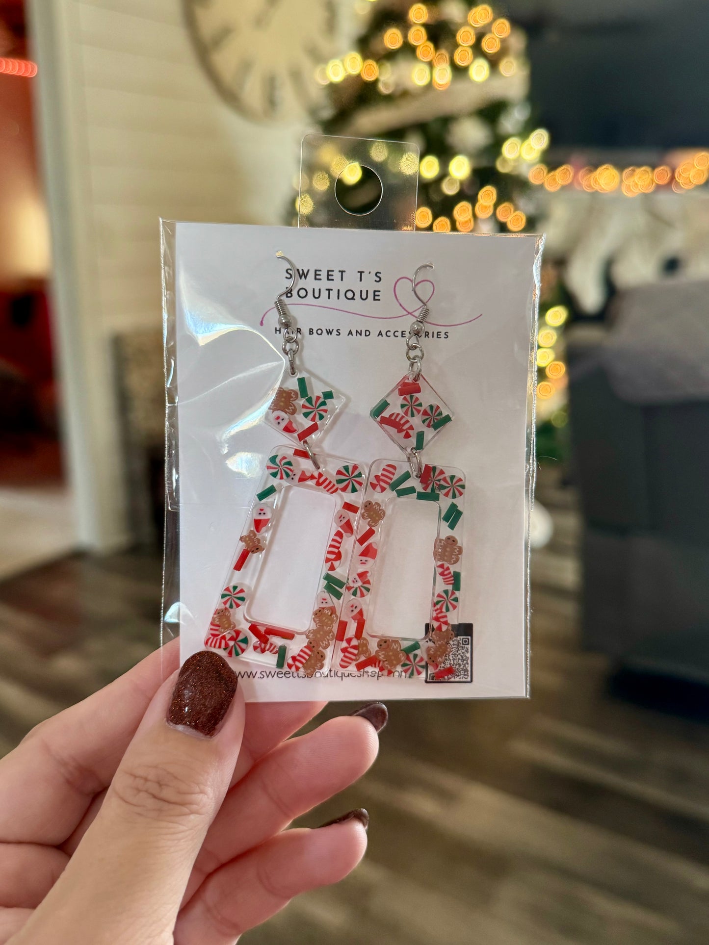 Christmas Baking Resin Earrings