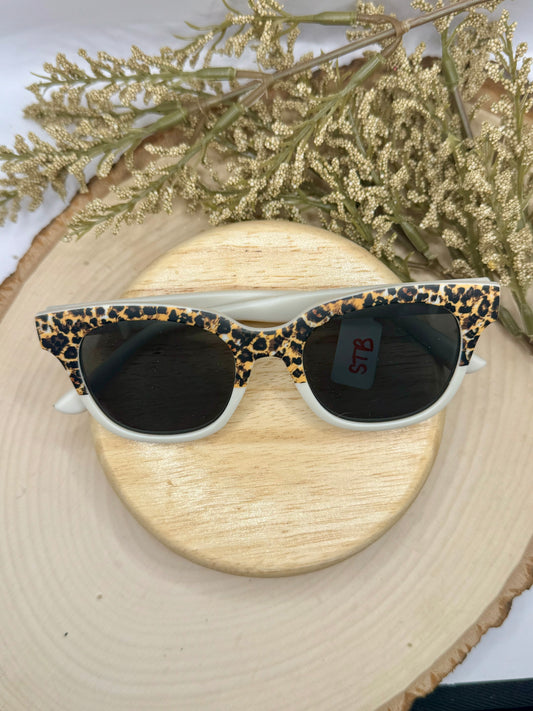 Kids Cheetah and Tan Sunnies