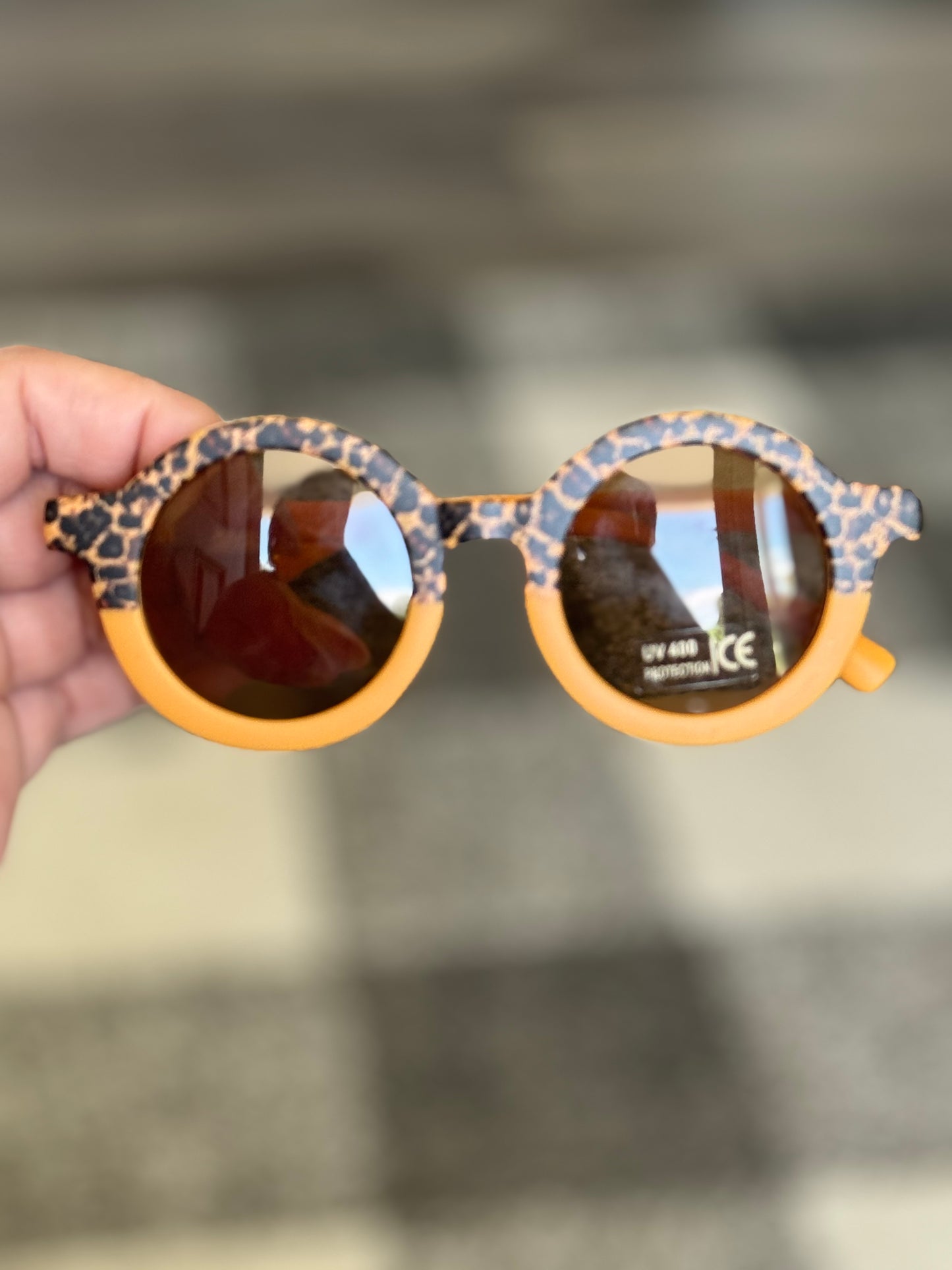 Mustard and Cheetah Kids Sunnies