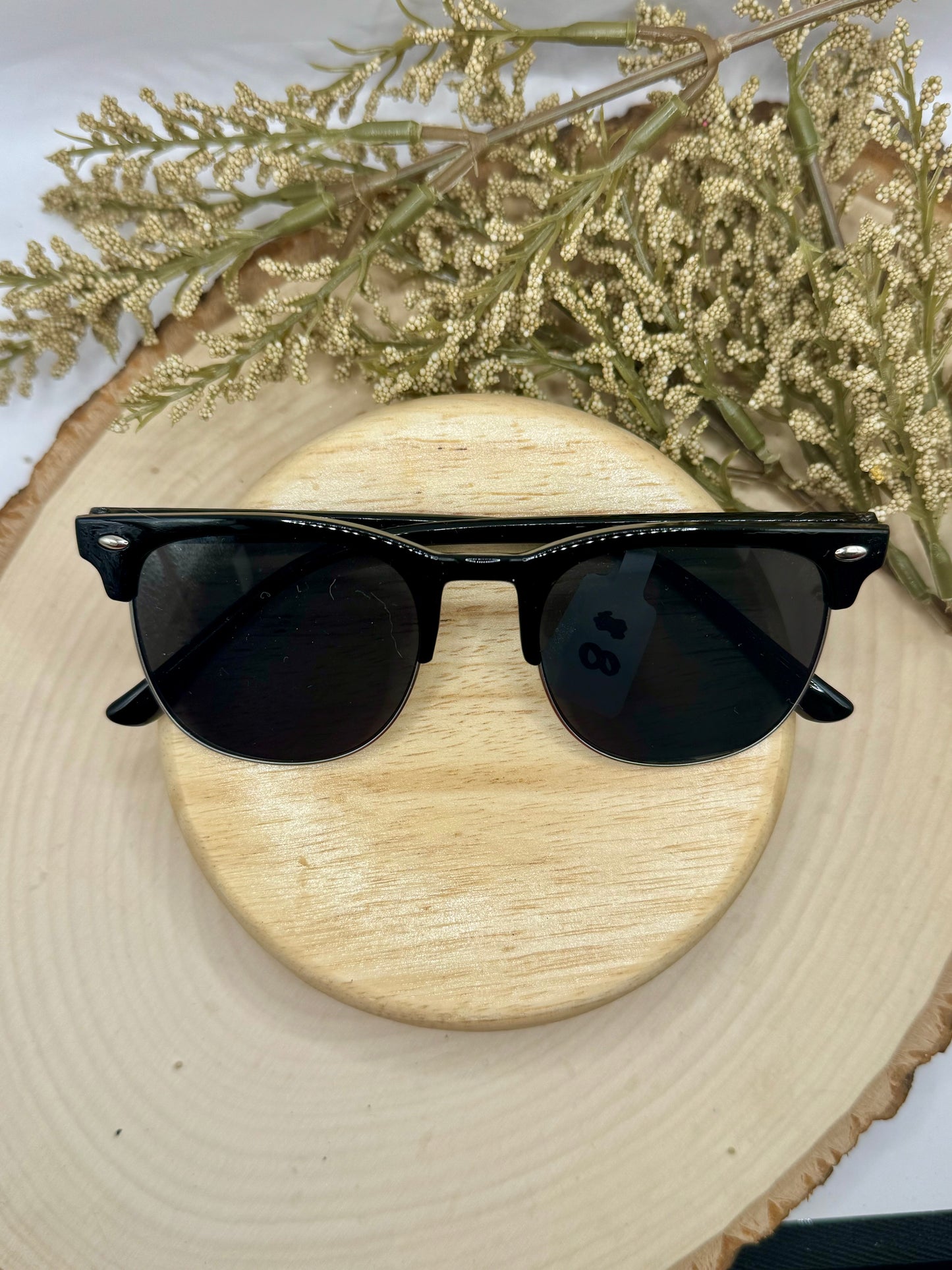 Kids Black Sunnies