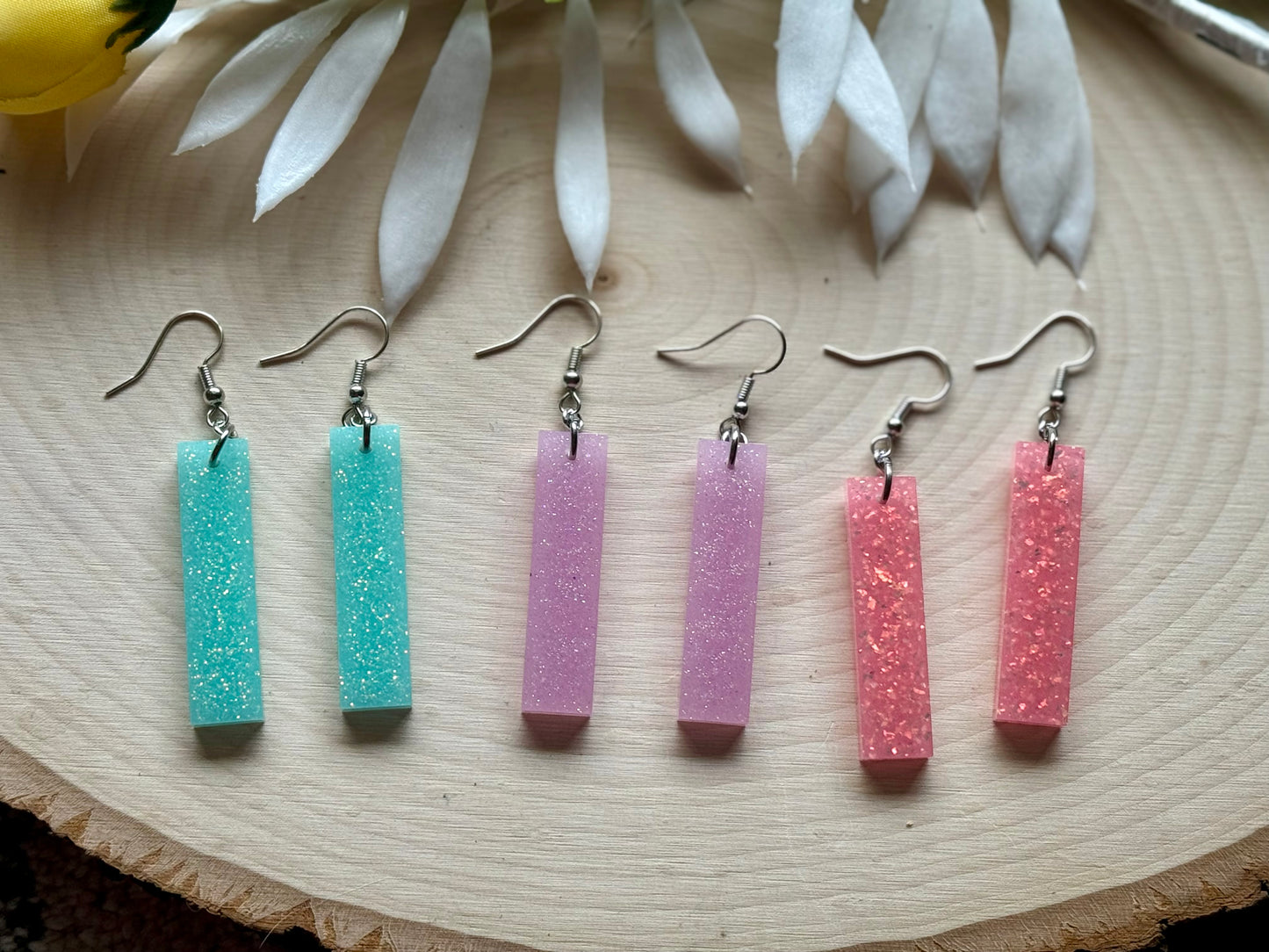 Pastel Bar Dangle Earrings